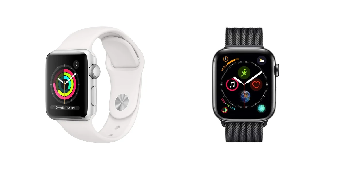 Apple Watch Series 3 vs Series 4