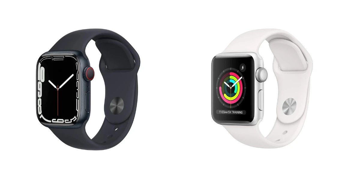 Apple Watch Series 3 vs Series 7