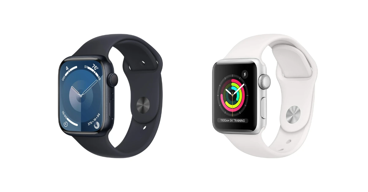 Apple Watch Series 3 vs Series 9