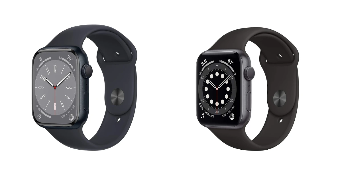Apple Watch Series 6 vs Series 8