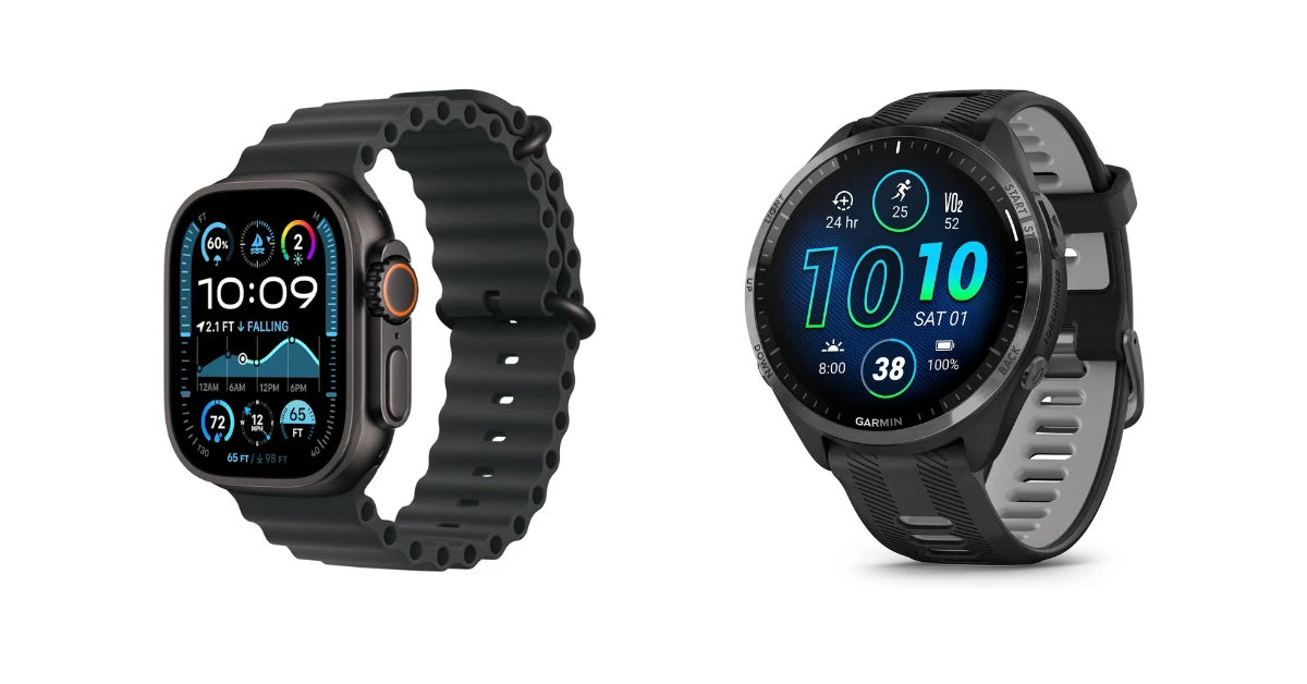 Apple Watch Ultra 2 vs Garmin Forerunner 965