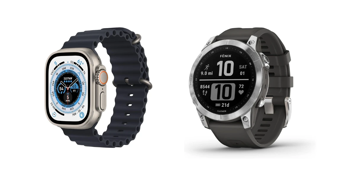 Apple Watch Ultra vs Garmin Fenix 7
