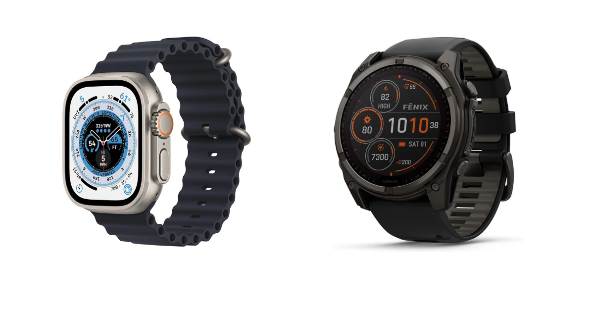 Apple Watch Ultra vs Garmin Fenix 8