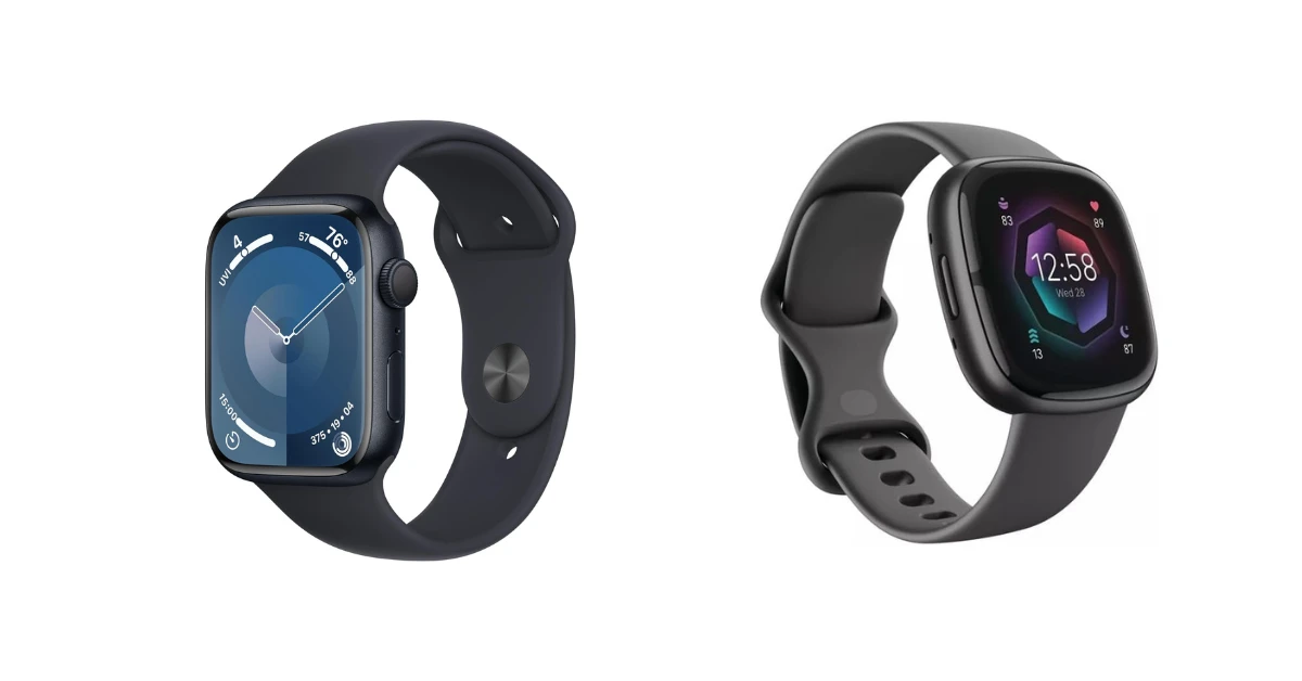 Fitbit Sense 2 vs Apple Watch 9