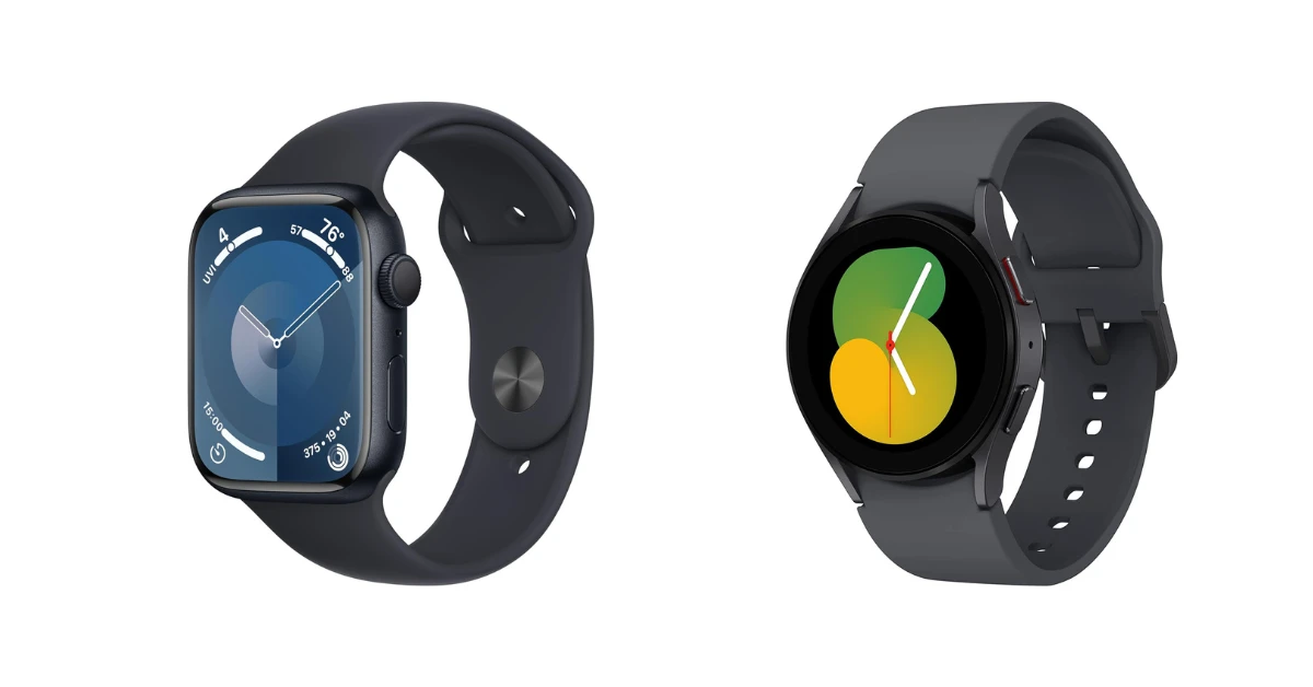 Galaxy Watch 5 vs Apple Watch 9
