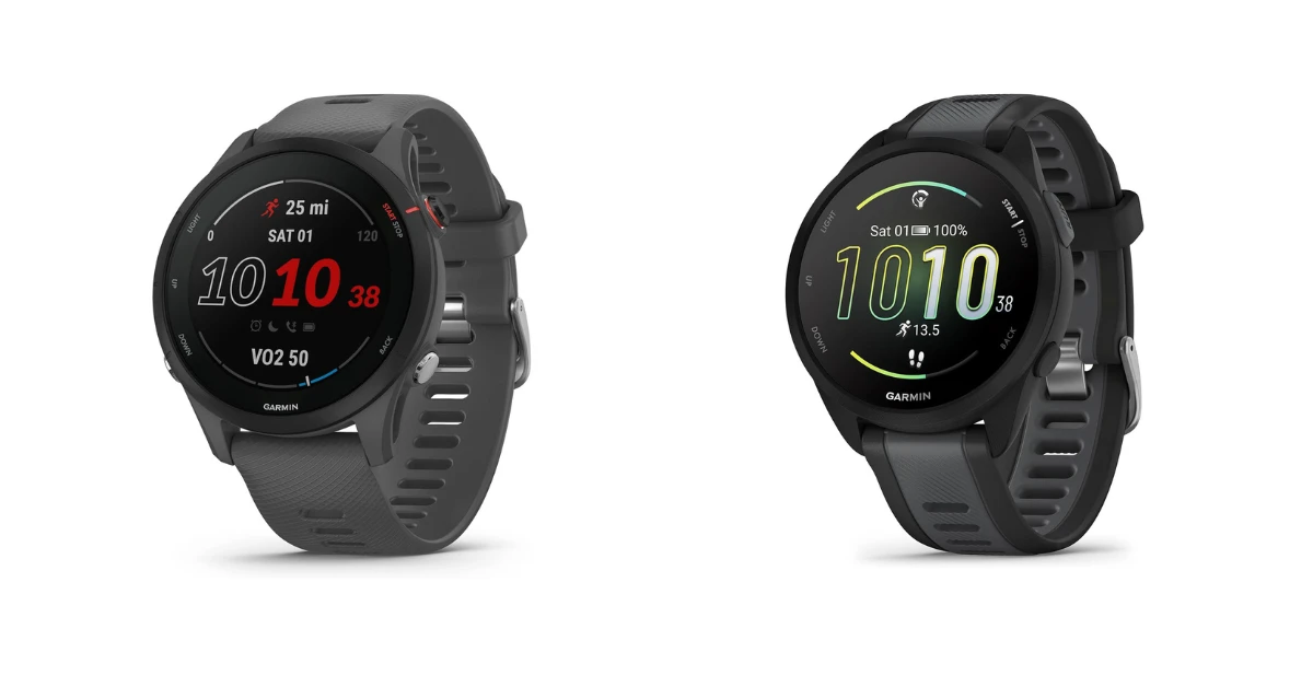 Garmin Forerunner 165 vs Forerunner 255