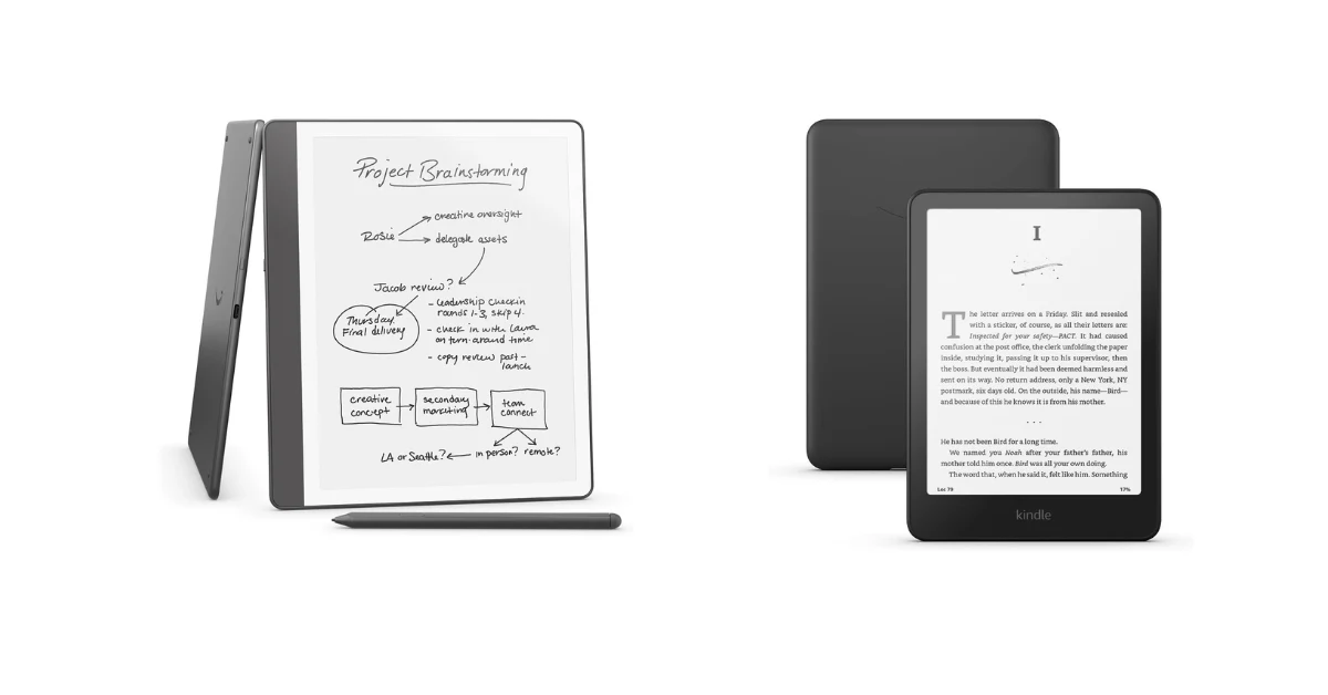 Kindle Scribe vs Kindle Paperwhite