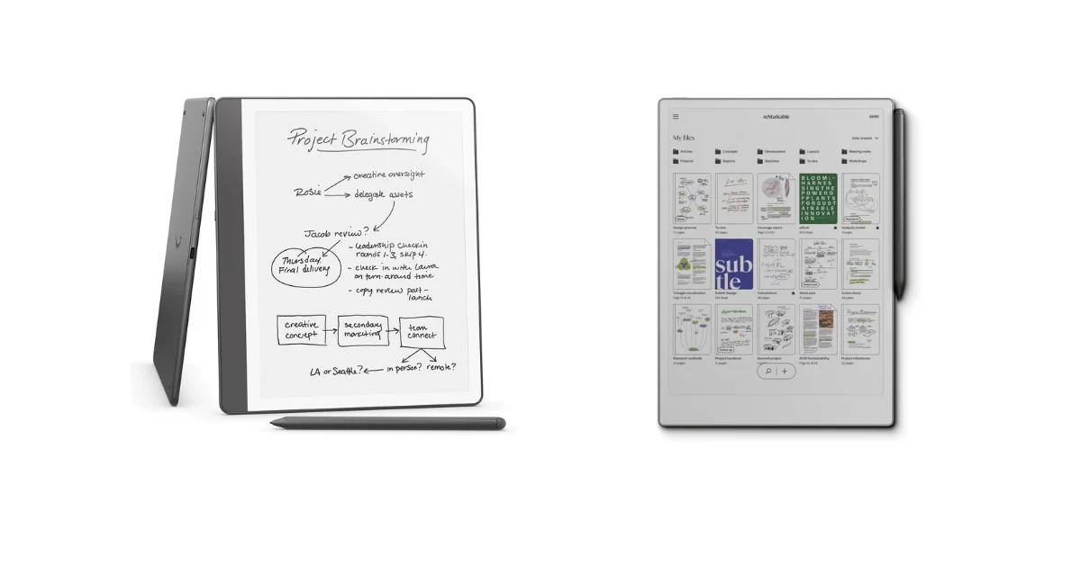 reMarkable Paper Pro vs Kindle Scribe