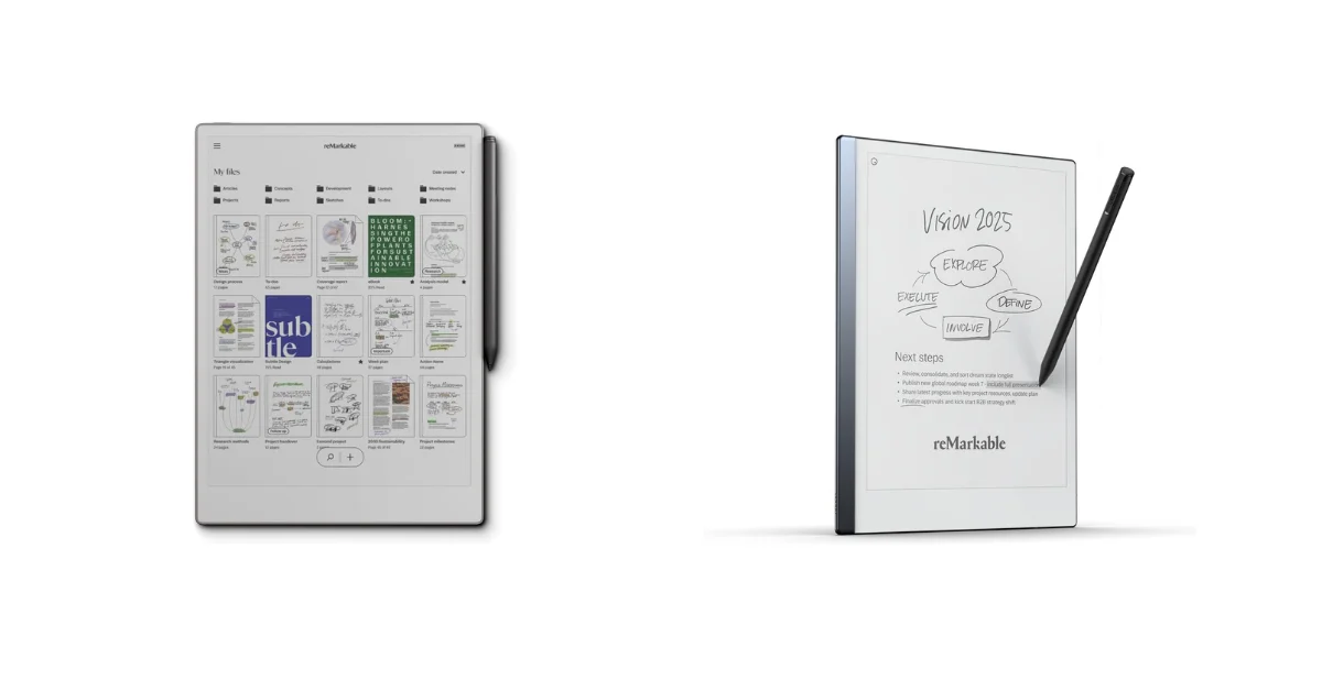 reMarkable Paper Pro vs reMarkable 2