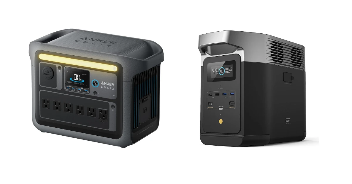 Anker Solix C1000 vs Ecoflow Delta 2