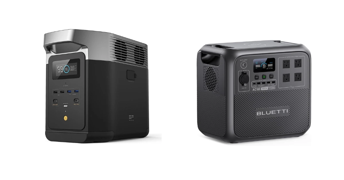 Bluetti AC180 vs Ecoflow Delta 2