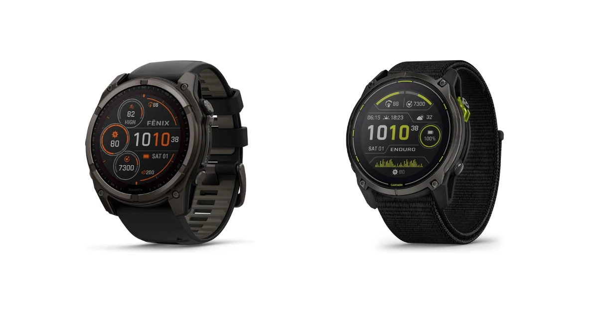 Garmin Enduro 3​ vs Fenix 8