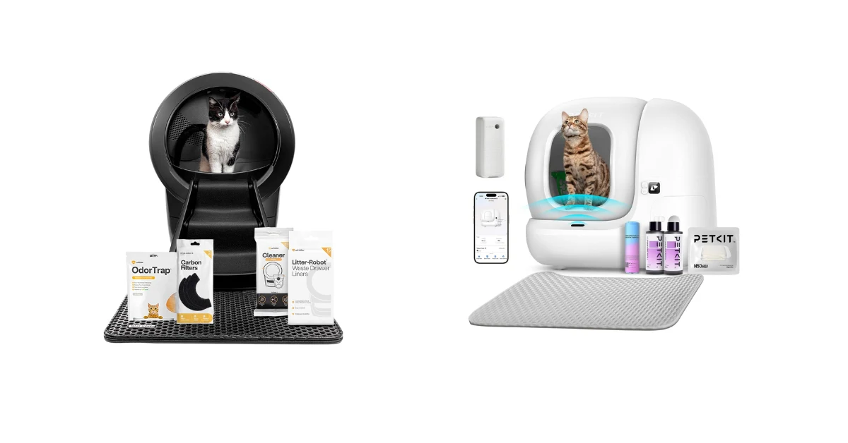 Litter Robot 4 vs Petkit PuraMax